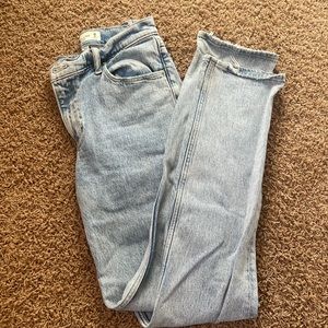 Abercrombie 90s straight ultra high rise jeans